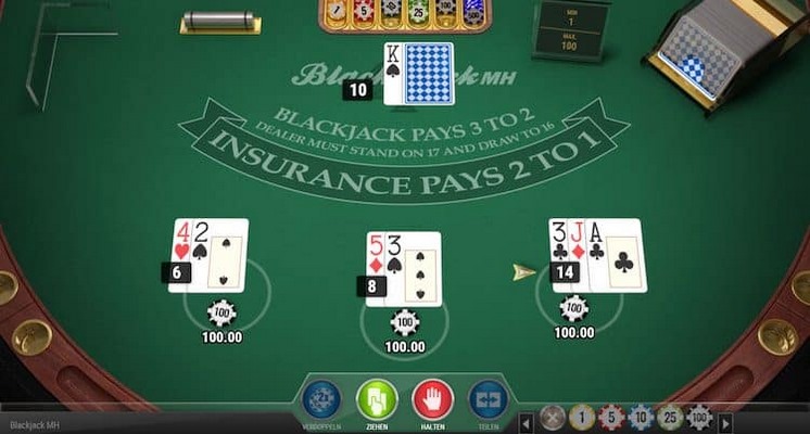 Người chơi cần nắm rõ các hành động trong game Blackjack