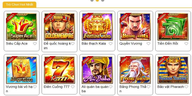 Kho game nổ hũ cung cấp đa dạng tới hội viên tại J88